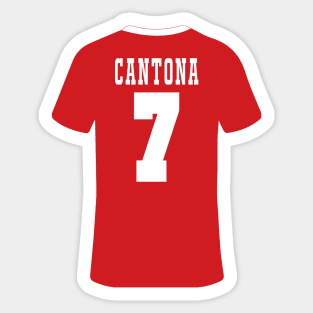 Eric Cantona Jersey Sticker